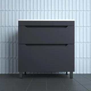 Тумба под раковину  Style Line Остин ЛС-00002396 80 см графит